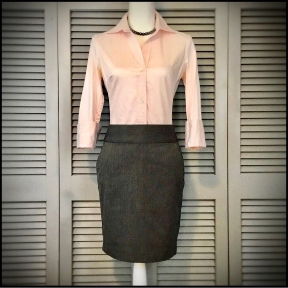 Banana Republic Wool Blend Pencil Skirt - Picture 3 of 5